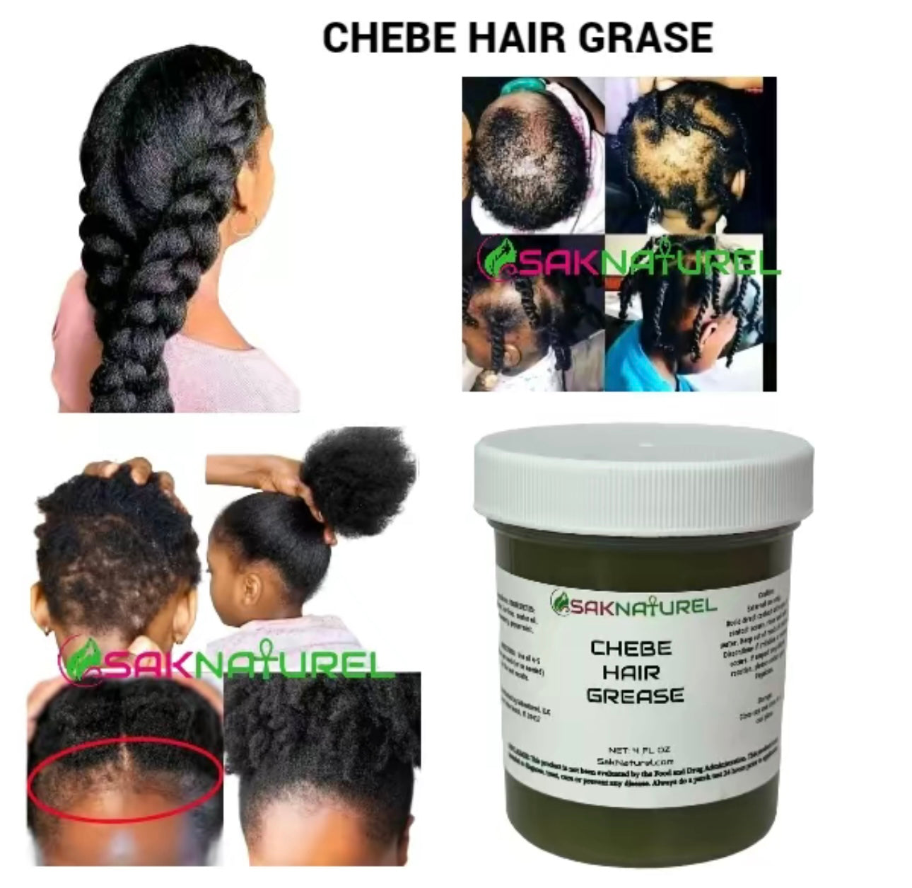 Organic Chebe Hair Grease