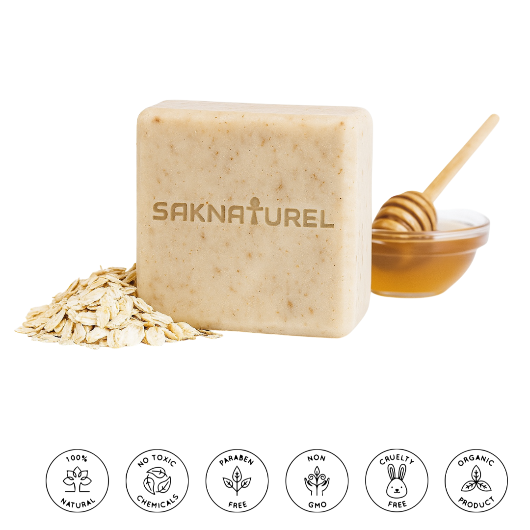 Handmade Unscented Oatmeal Honey Soap eczema sensitive skin soap soothing eczema soap unscented soap natural soap